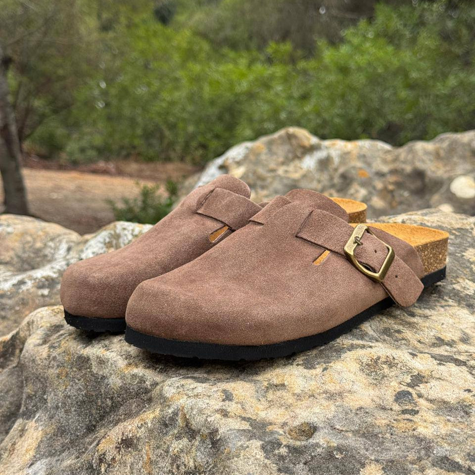 Essentials Single-Strap Suede Clogs