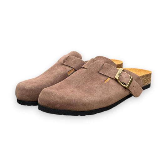 Essentials Single-Strap Suede Clogs
